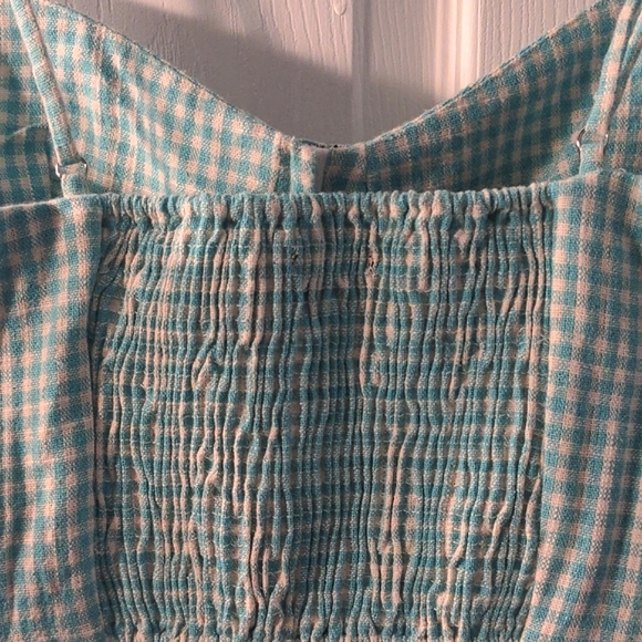 Zara Gingham Corset Inspired Top - Picture 6 of 7
